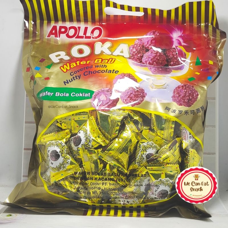 

Roka Cokelat Coklat Apollo Waferball Kemasan Refill Asli original