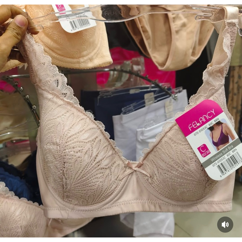 FELANCY BRA BERKAWAT BUSA TIPIS CUP C (72-1053)
