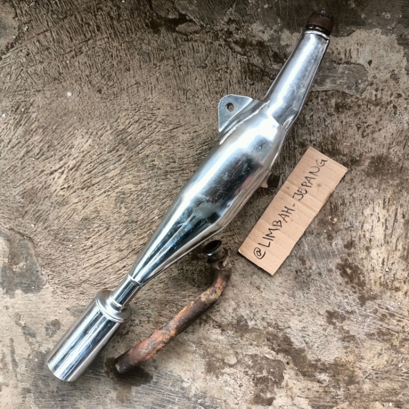 knalpot Yamaha Force1 Chrome F1z F1zR Fiz FizR Original Second Lepasan Motor Original