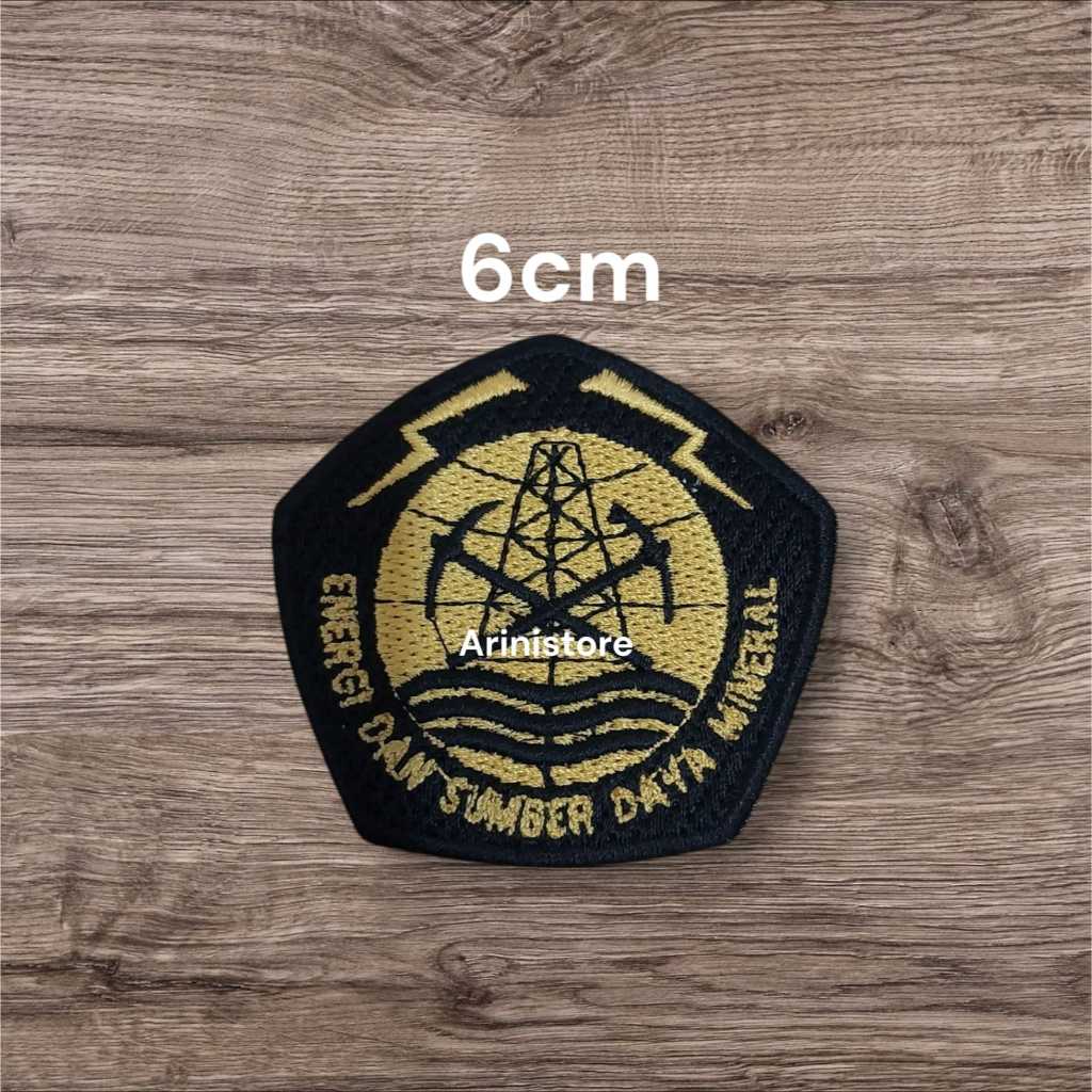 emblem/patch ESDM bordir komputer