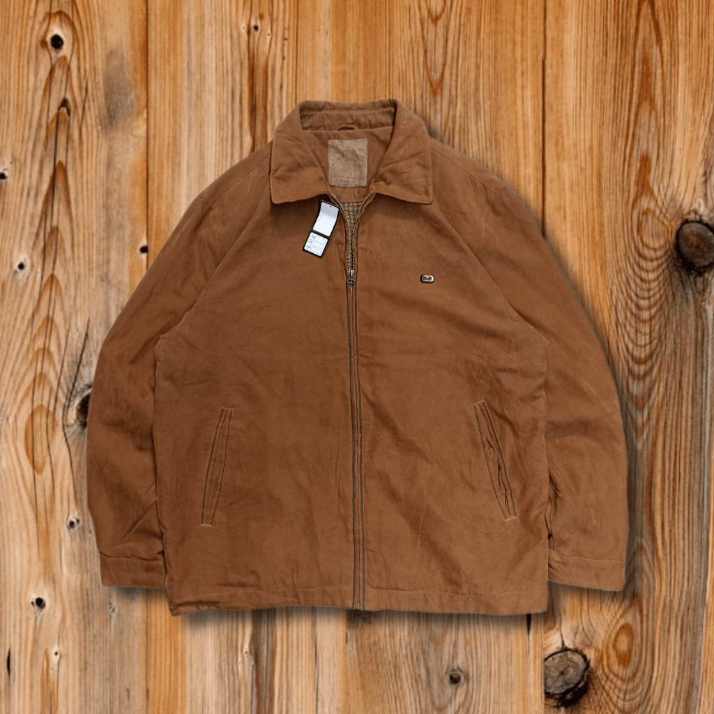 Jacket Casual Suede // Suede Jacket Second Brand // Jacket Casual Vintage Suede