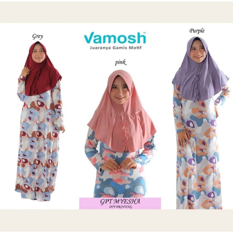 Vamosh GPT Gamis Payung Meisya | Gamis Payung Jersey Premium