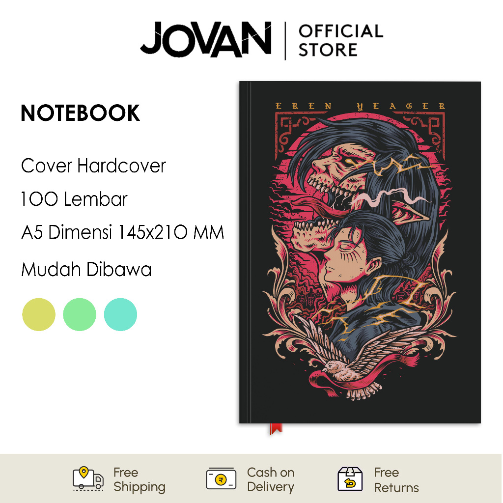 

Notebook Hardcover Custom Attack On Titan 9 Buku Tulis Catatan Note Agenda Planner Jurnal Diary Notebook Anime