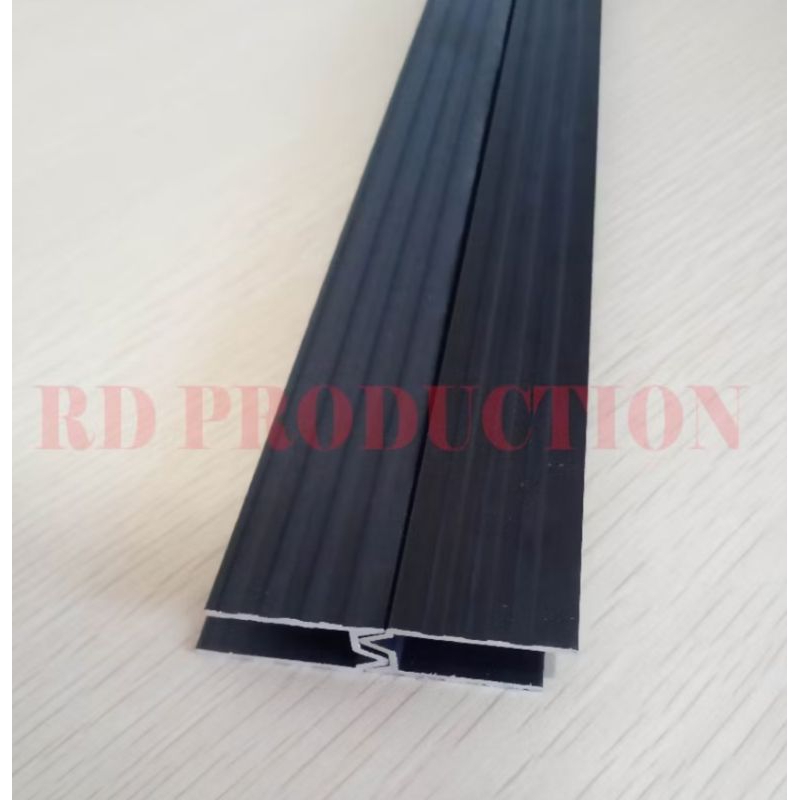 RB2 LIST ALUMUNIUM M 150cm HITAM list u List HARD CASE list box fligh caseTebal