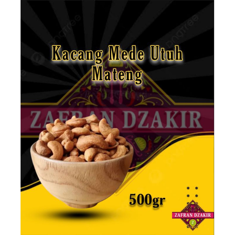 

Kacang Mede Matang utuh 500GR Aneka Rasa Murah Enak