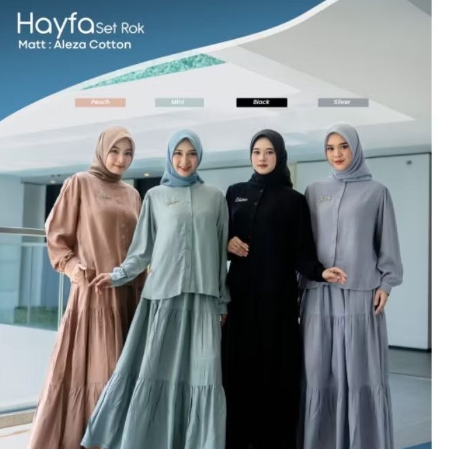 ONE SET ROK || ONE SET POLOS II ONE SET ALEZA CATTON || HAYFA SET ROK || BY GHIINA
