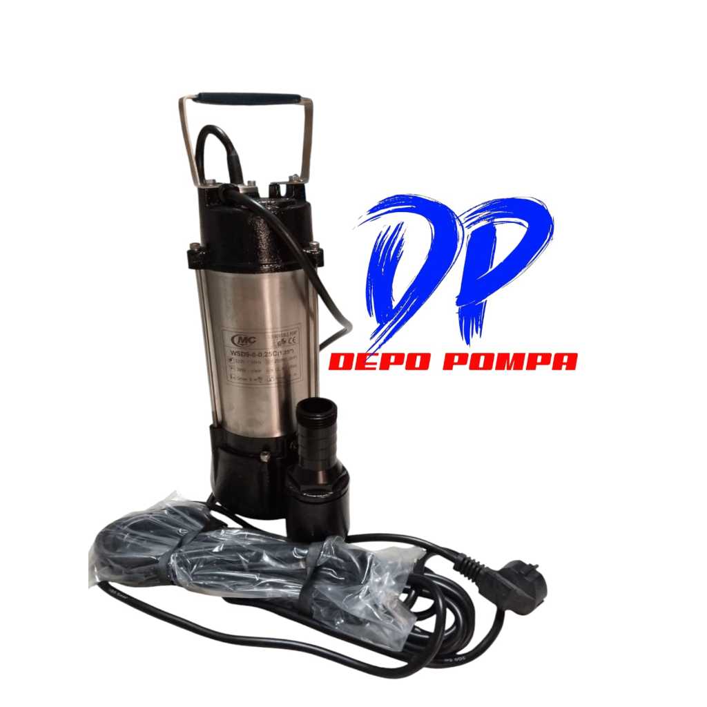 Pompa Celup Air Stainles WSD-9-8-0.25C/Submersible MC PUMP WSD-9-8-0.25C/Pompa Kolam Ikan