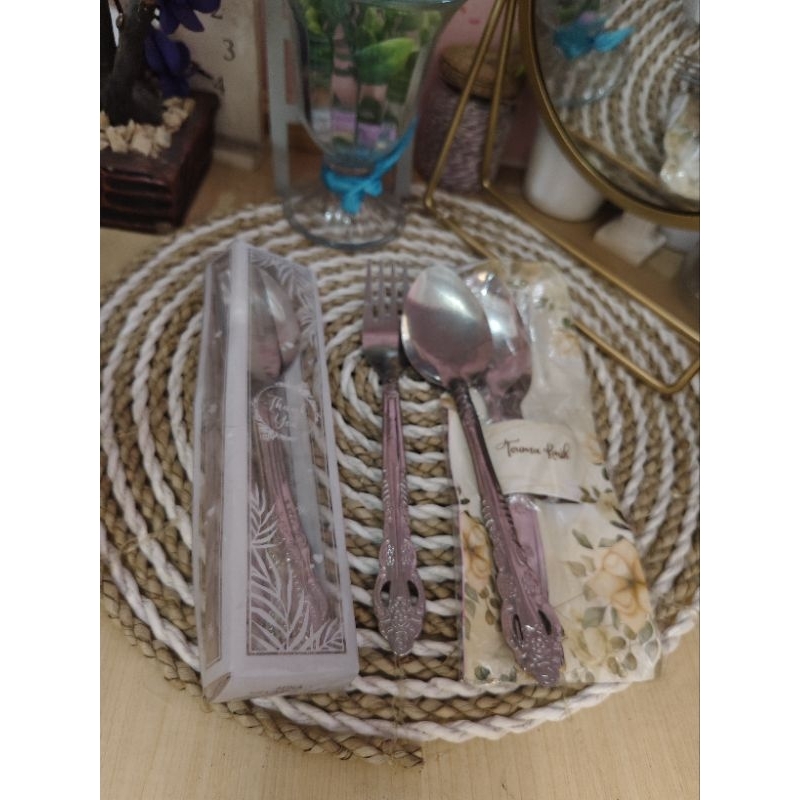 sendok garpu stainless souvenir