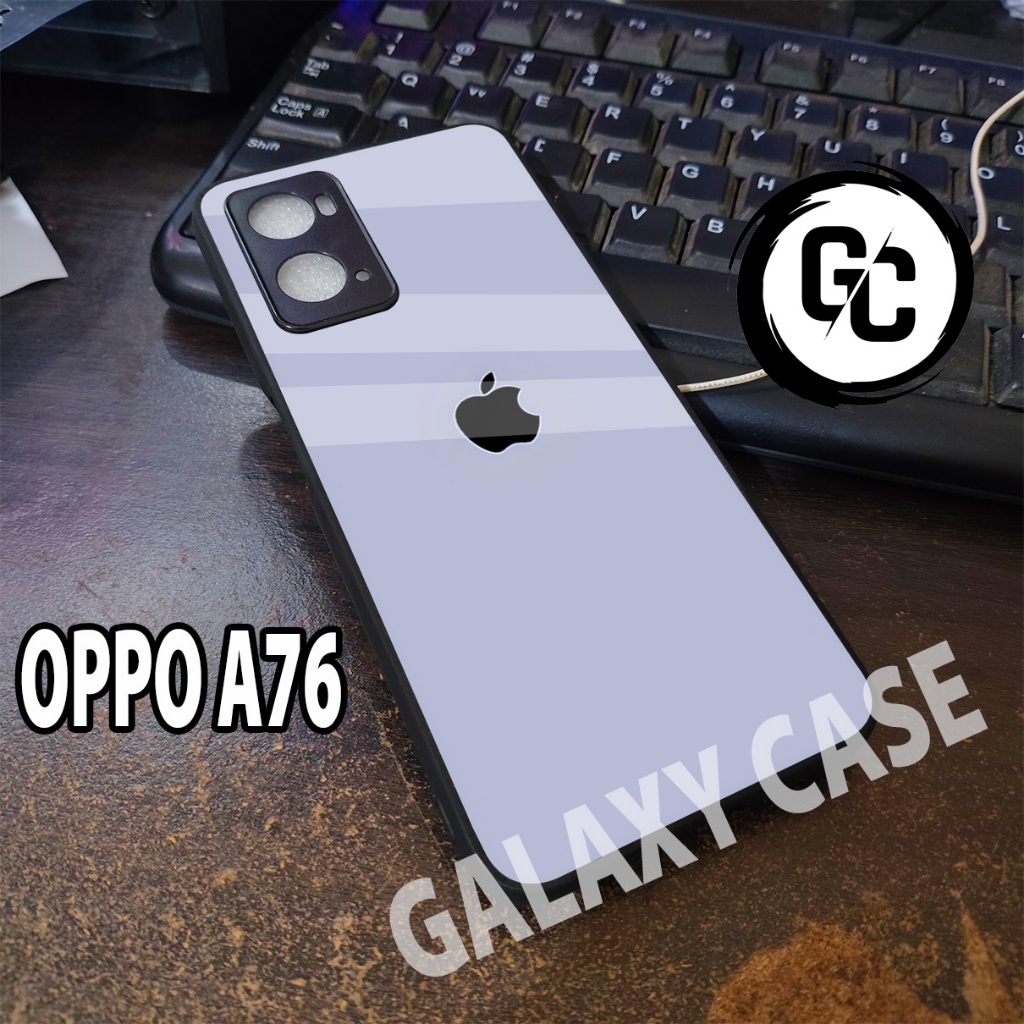case OPPO A76/GC4/Motif CEWEK/softcase glossy OPPO A76 A36/Casing OPPO A76/Case glitter/kesing