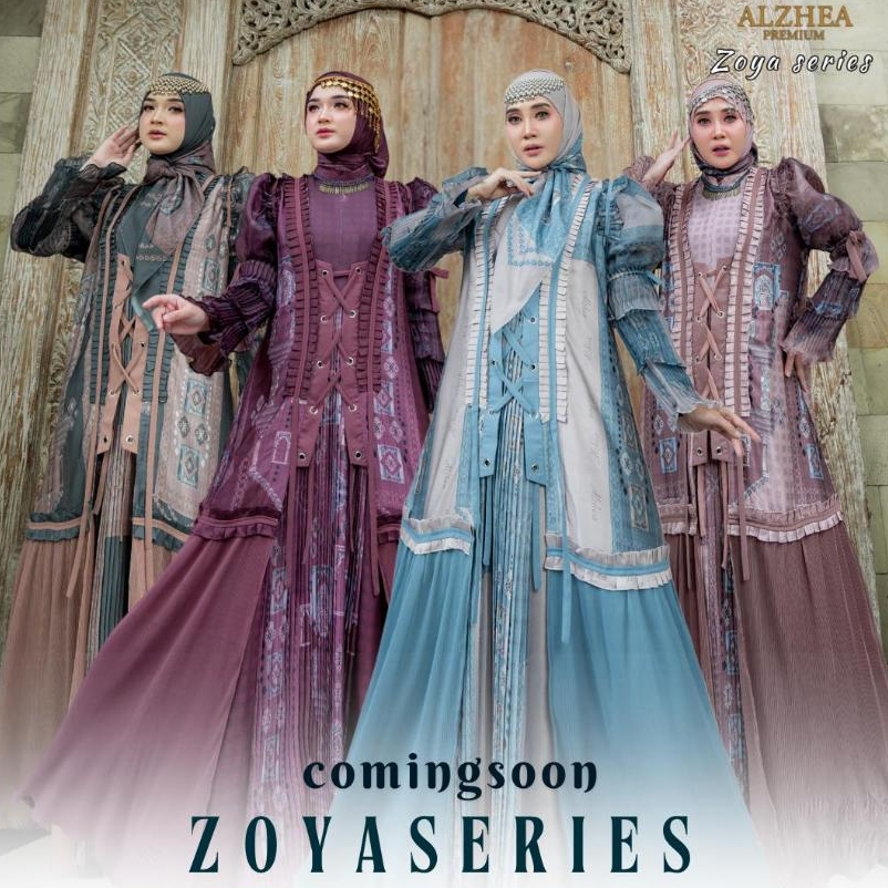 ZOYA Series | Alzhea Premium | Gamis Dress Wanita