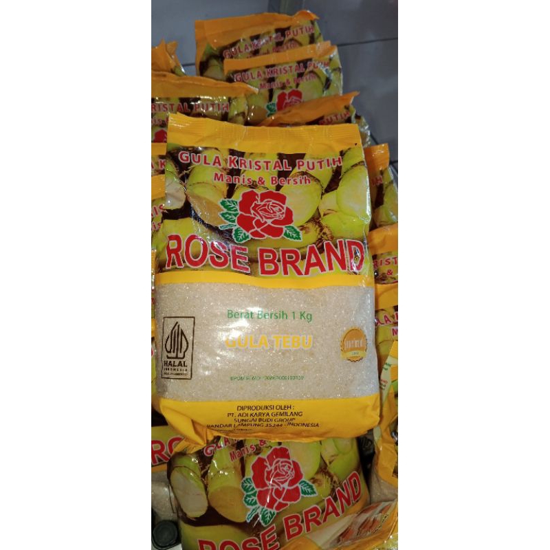 

Gula pasir Rose Brand 1kg