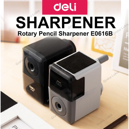 

Deli - Rautan Meja / Rotary Pencil Sharpener 0616B