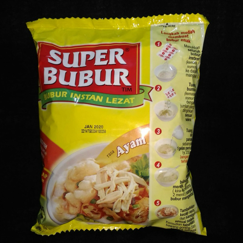 

SUPER BUBUR INSTAN LEZAT RASA AYAM