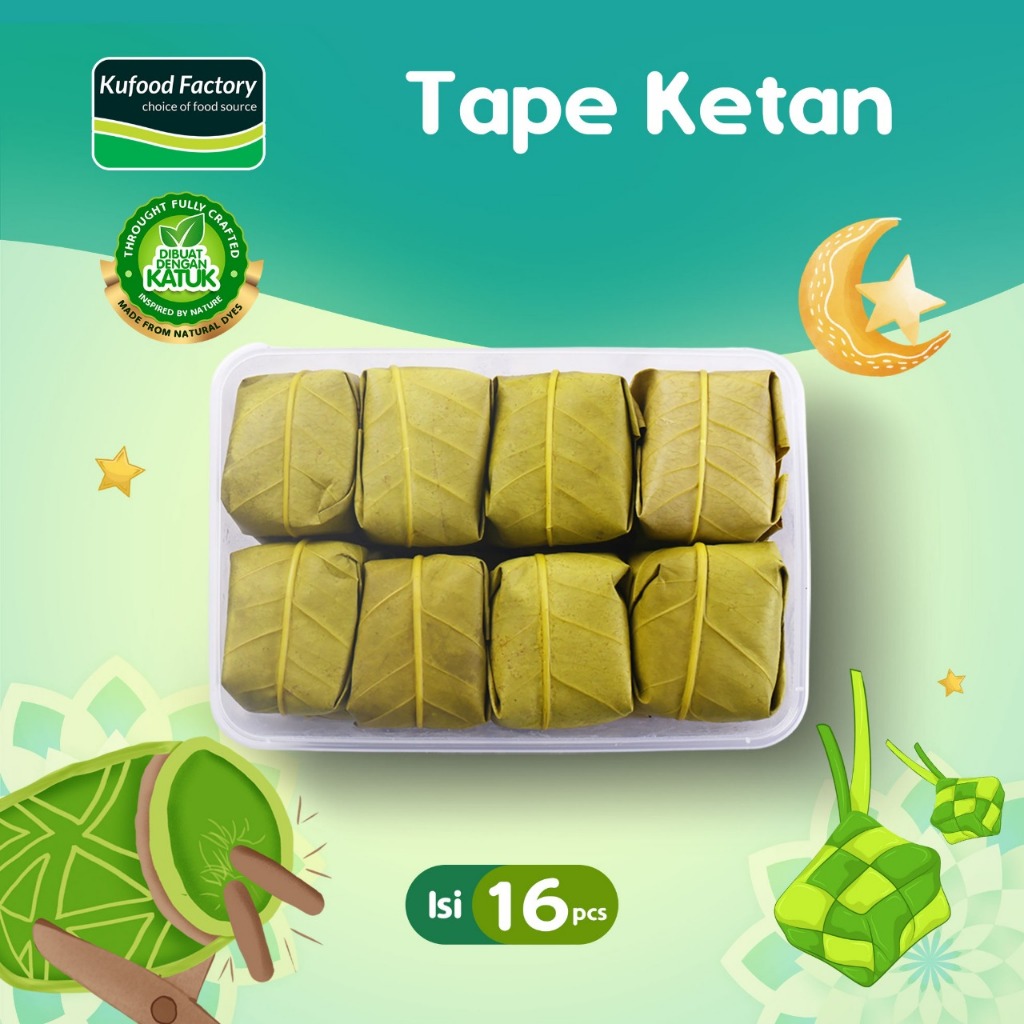 

Tape Ketan Kuningan Jawa Barat isi 16 Fresh & Legit