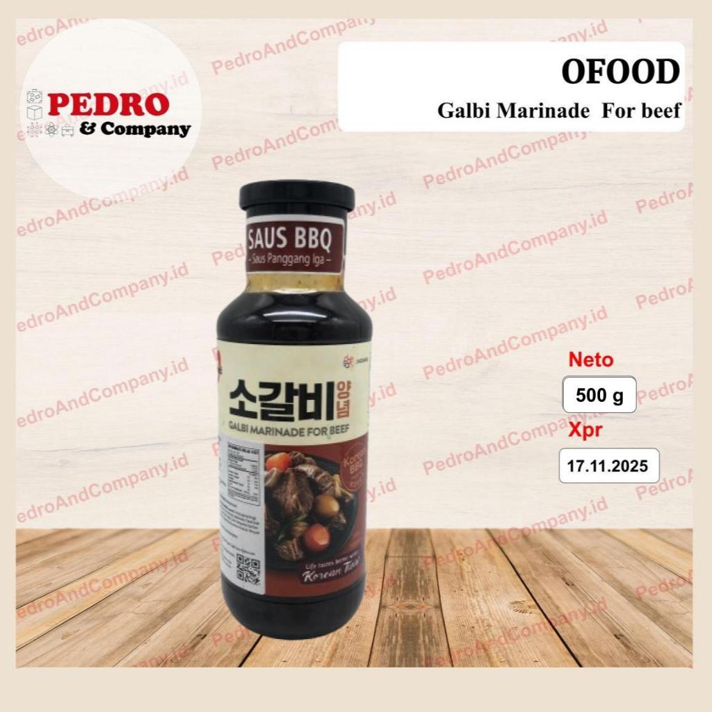 

Ofood korean BBQ iga 500 gram - saus barbecue panggang sapi ribs