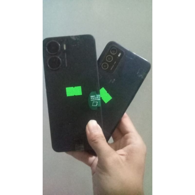 Vivo y16 dan Oppo a16 minus lcd mesin aman