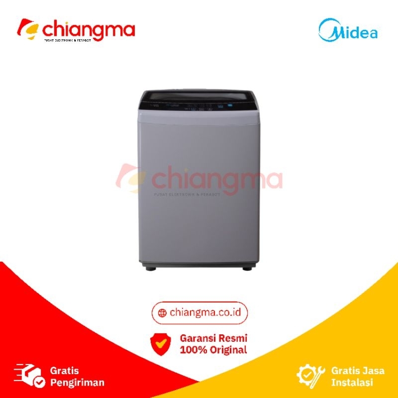 Midea Mesin Cuci 1 Tabung Top Loading 7.5 Kg MAE7501 (SG)