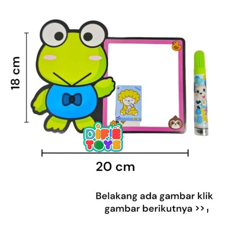 

10 PCS PAPAN TULIS SPIDOL KARAKTER kertas