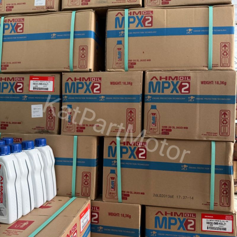 OLI MPX 2 AHM 0,8L / 800ML 10W-30 / OLI MOTOR MATIC VARIO ORIGINAL 1 DUS (24 PCS)