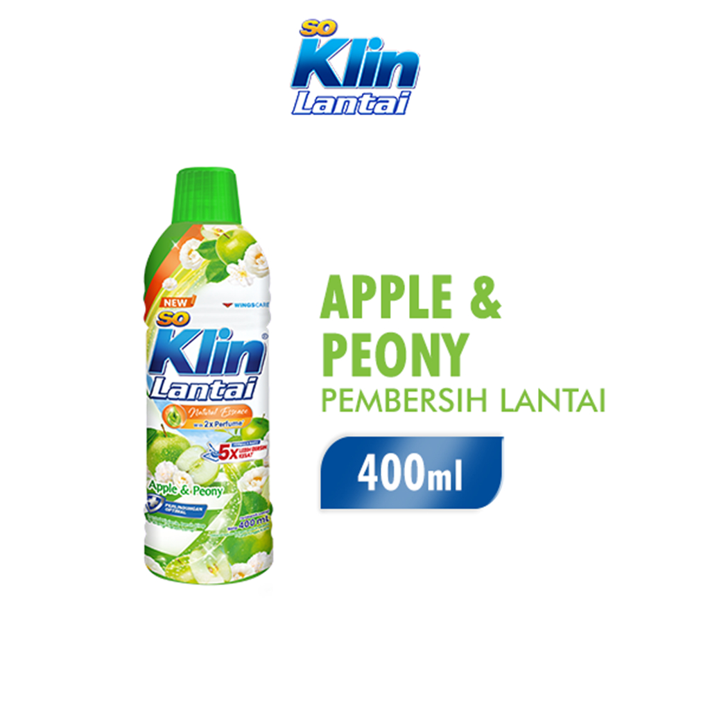 So Klin Pembersih Lantai  Hijau Muda Botol 400ml