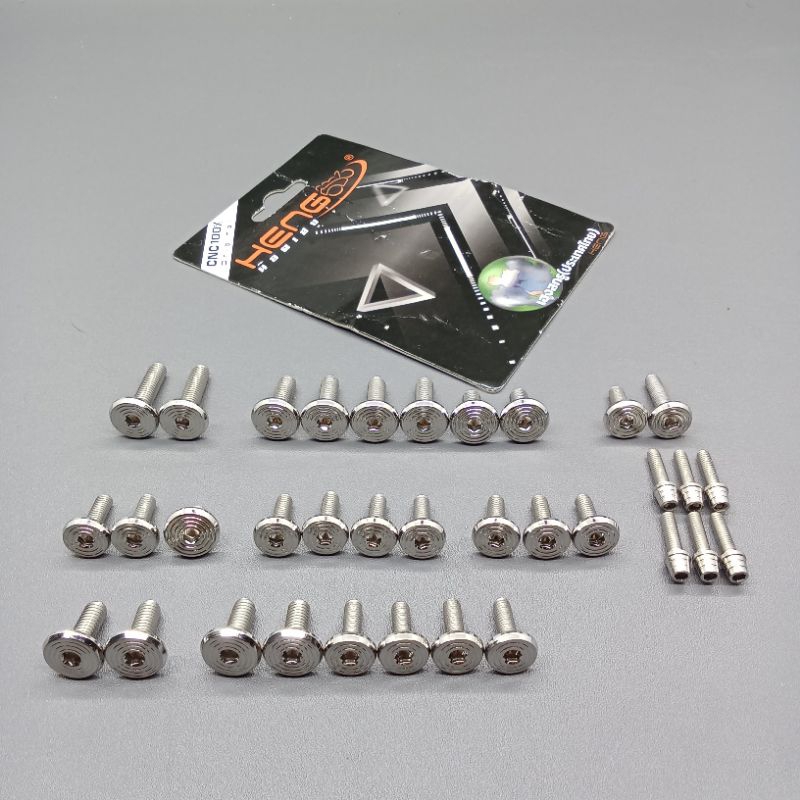 BAUT FULL SET BODY SLASH STAINLESS WAVE 125 ORIGINAL HENG THAILAND