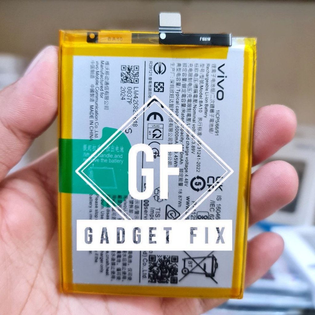 Batre Baterai BA10 Original HP Vivo Y17s Batrei Battery Tanam