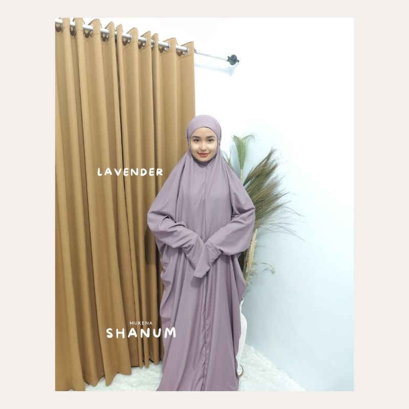 Shanum - Mukena terusan katun mikro premium | Mukena dewasa