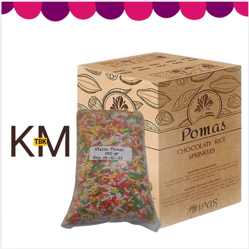 

Meses Pomas Warna Warni 250 gr (Repack)