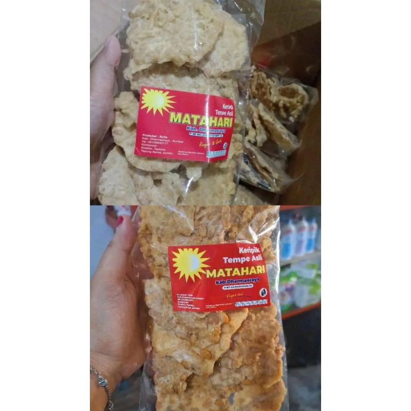 

Keripik Tempe Matahari Asli Dharmasraya 10bungkus