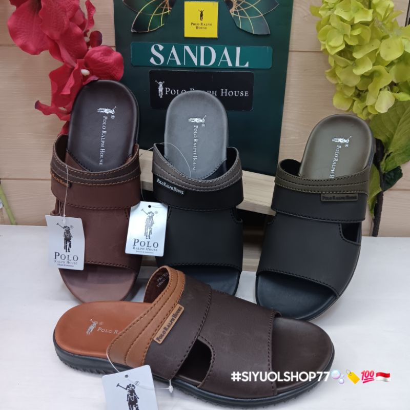 【Bisa COD/100% Original/Art PANTERO 03】Sandal Pria POLO RALPH HOUSE/Sandal Casual Pria/Sandal Slide/