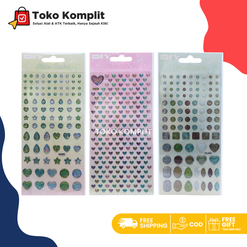 

Komplit - Stiker motif abjad/Diamond Tempel/ Stiker tempelan anak/stiker mainan abjad