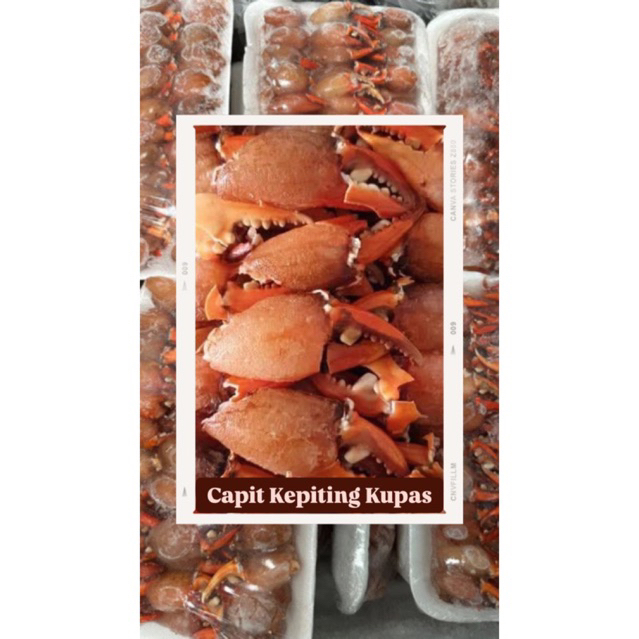 

Capit Kepiting / Capit Kepiting Kupas 500gr