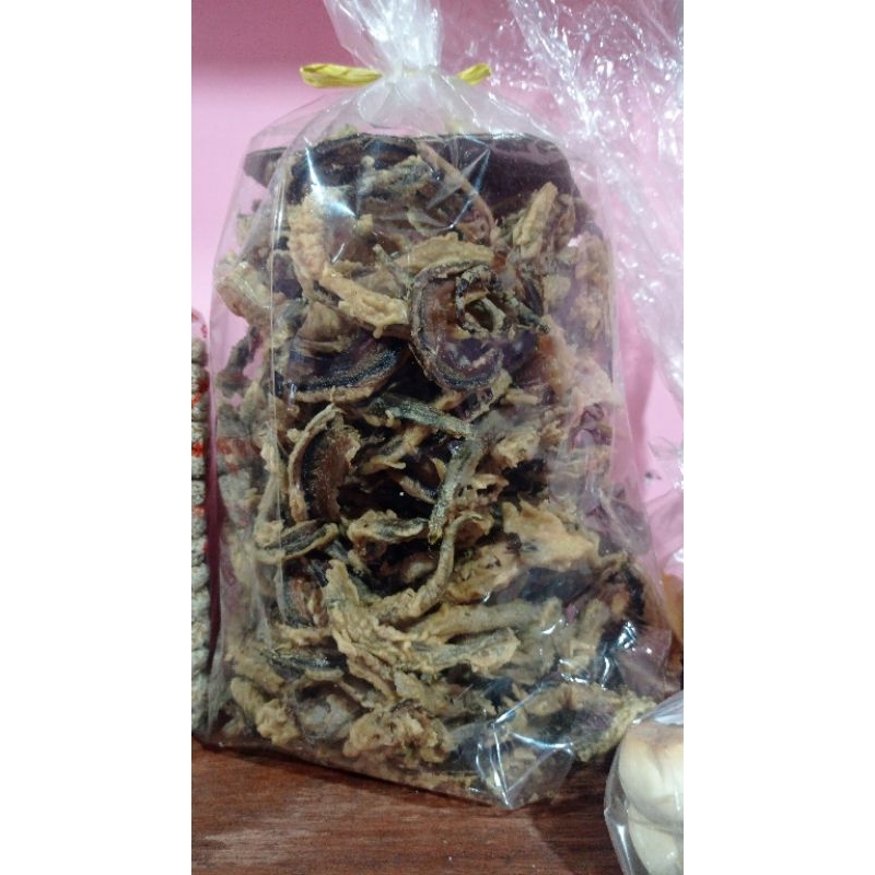

Kripik Belut Kulit tipis Renyah Empuk
