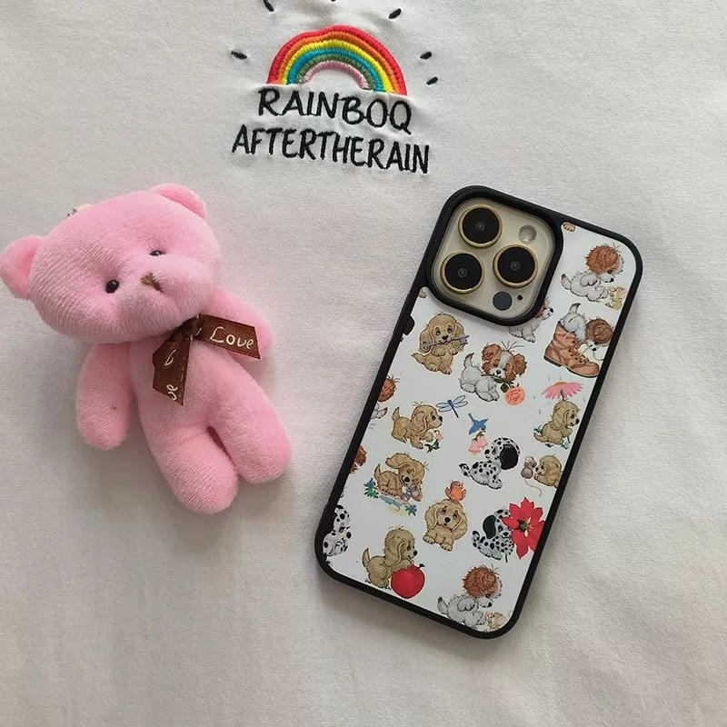 [TheCaseHaven] Cute Puppy Iphone Case Casing hp lucu Iphone 12 13 14 15 16