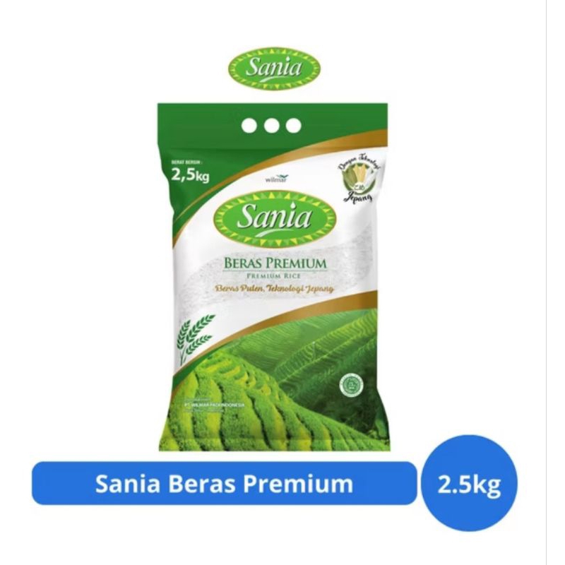 

Beras Sania premium kemasan 2,5kg