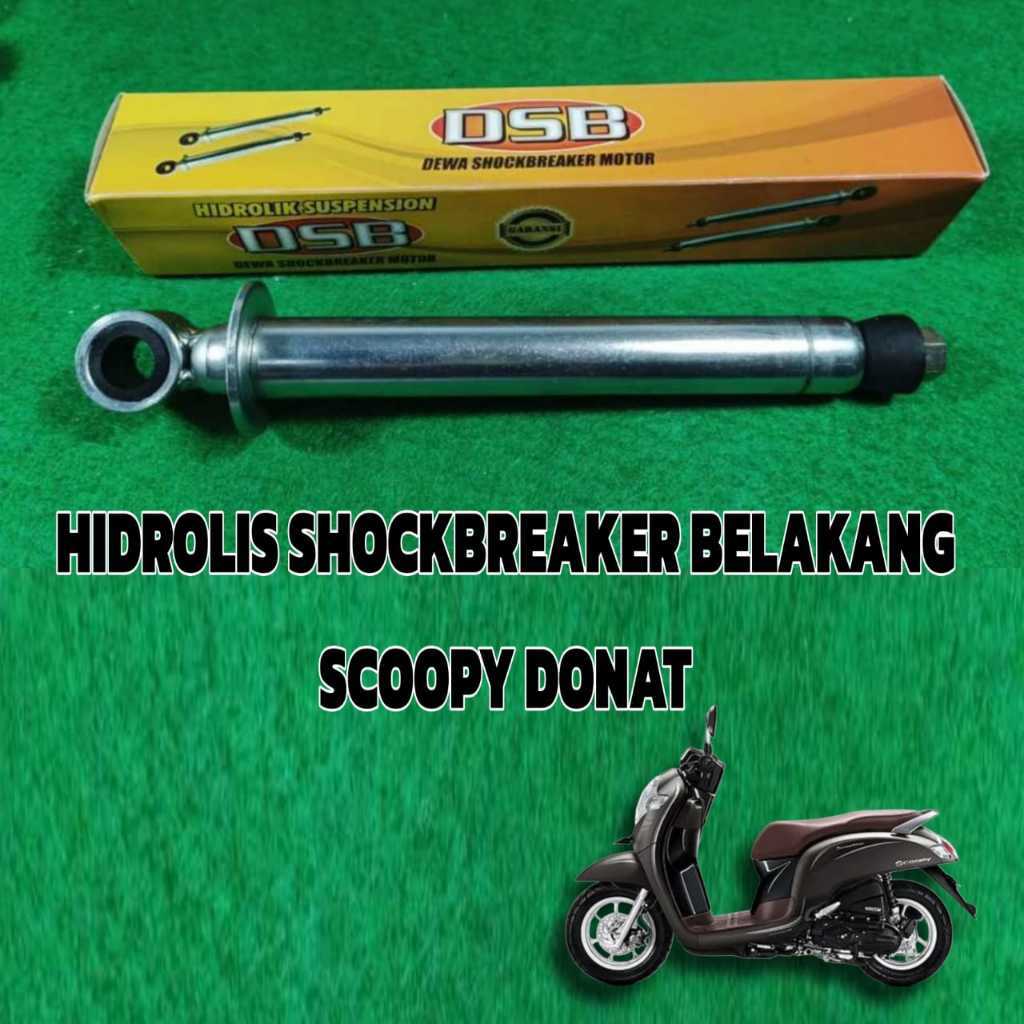 HIDROLIS SHOCKBREAKER BELAKANG SCOOPY DONAT, HIDROLIK SHOCKBREAKER BELAKANG SCOOPY DONAT