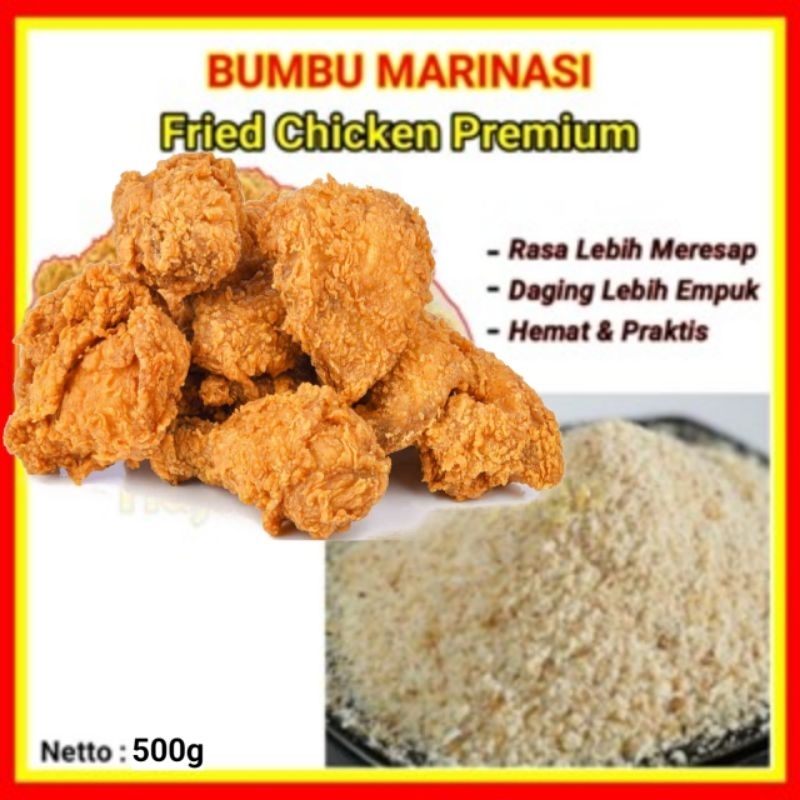 

Marinasi - Bumbu Ayam KFC, Ayam MCD, Ayam Crispy, Ayam Geprek, Untuk Ayam 20kg