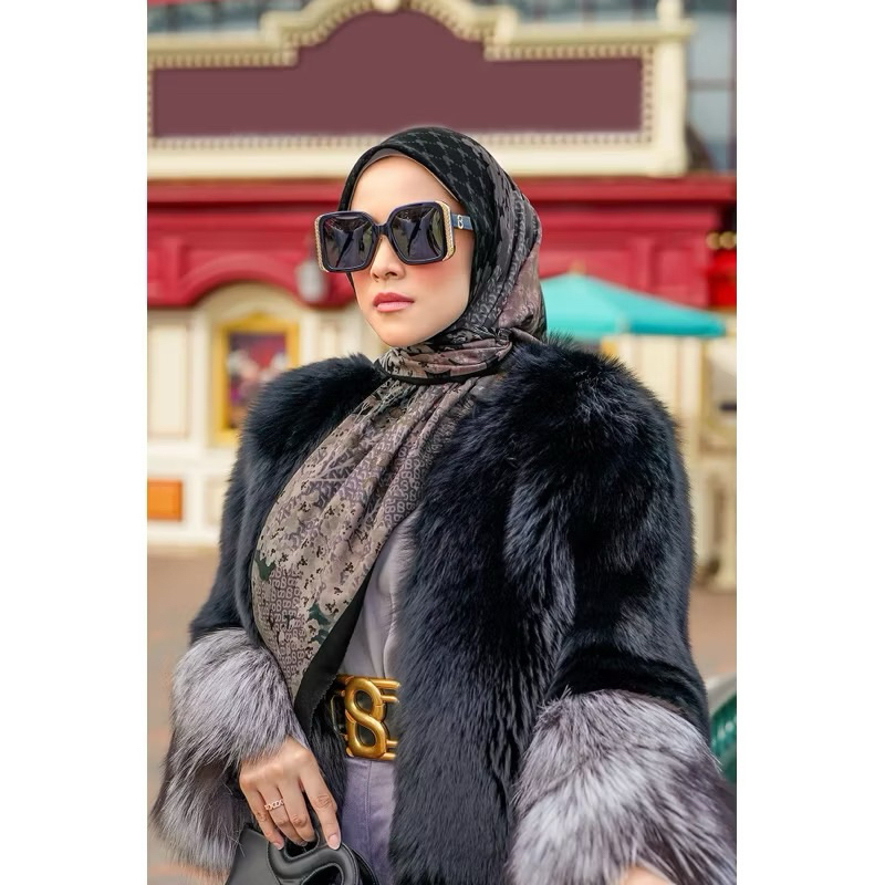 Buttonscarves JUBILATION Series Voile Square