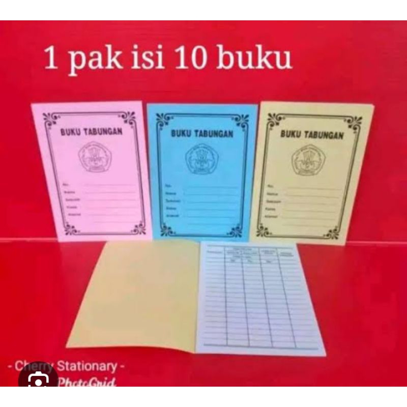 

buku tabungan 1pak isi 10