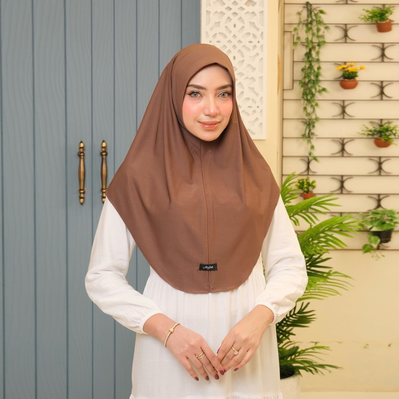 Hijab NON PED Size L  Hijab Daily  Hijab Instant Hijab Bergo Jilbab Non Ped Hijab Instan Jersey Jilb