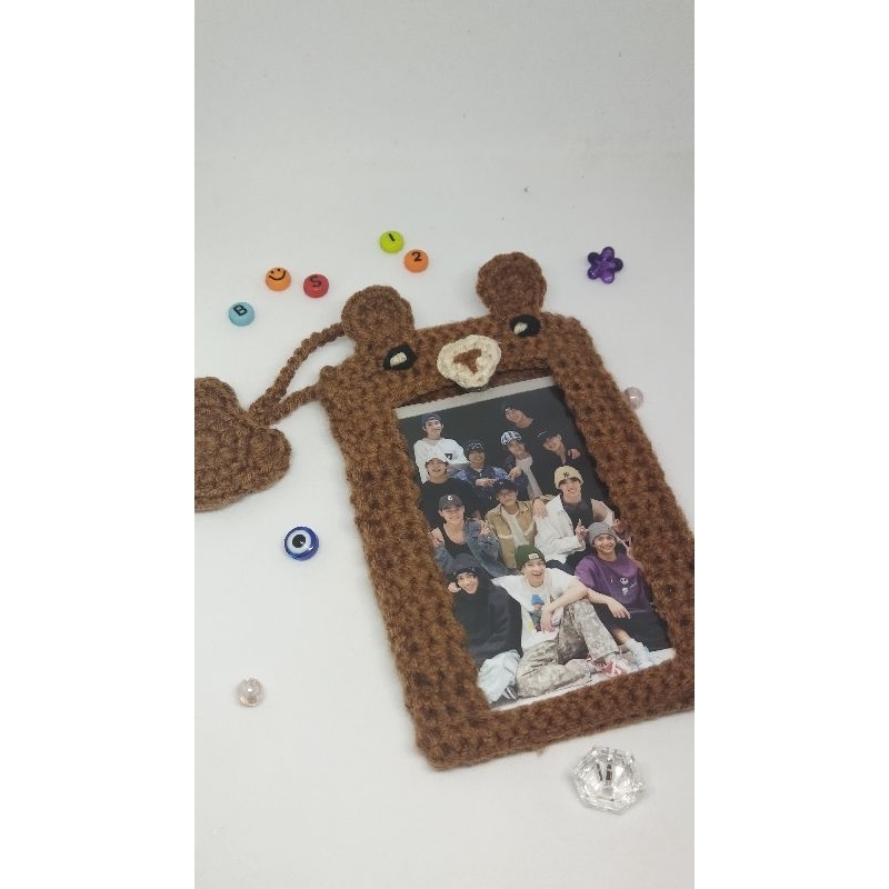 

CARD HOLDER CROCHET BEAR | Cahol Rajut Karakter