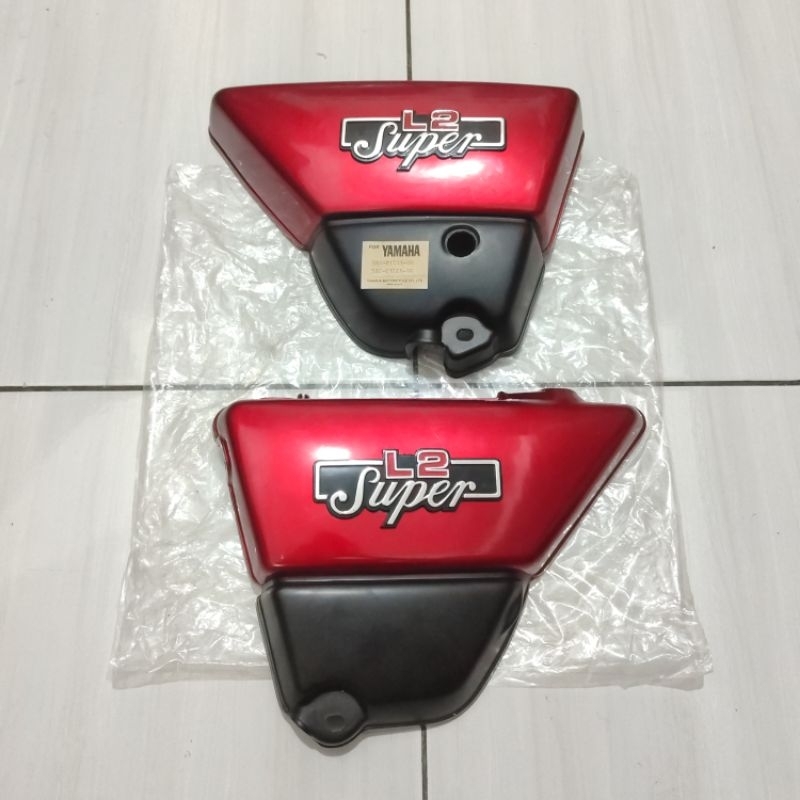 tutup cover side dop accu aki kempol tepong kiri kanan yamaha L2S L2SN L2super L2 super nos