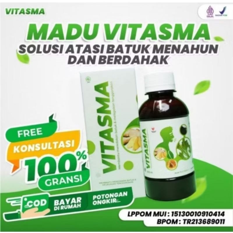 

madu Vitasma membantu masalah batuk dan asma