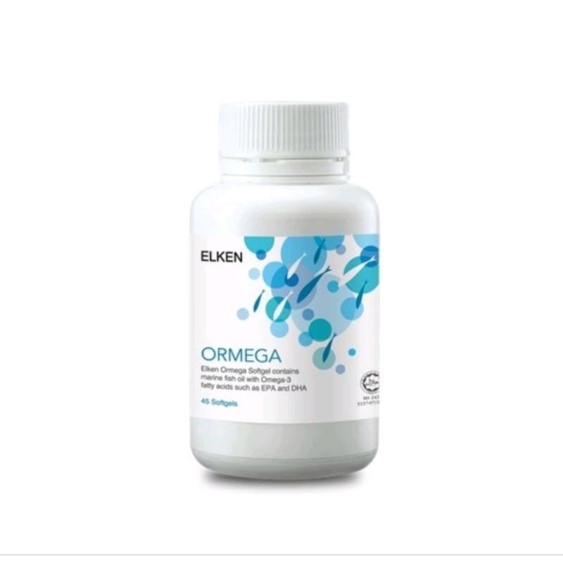 Elken Ormega minyak ikan EPA/DHA 30 softgels