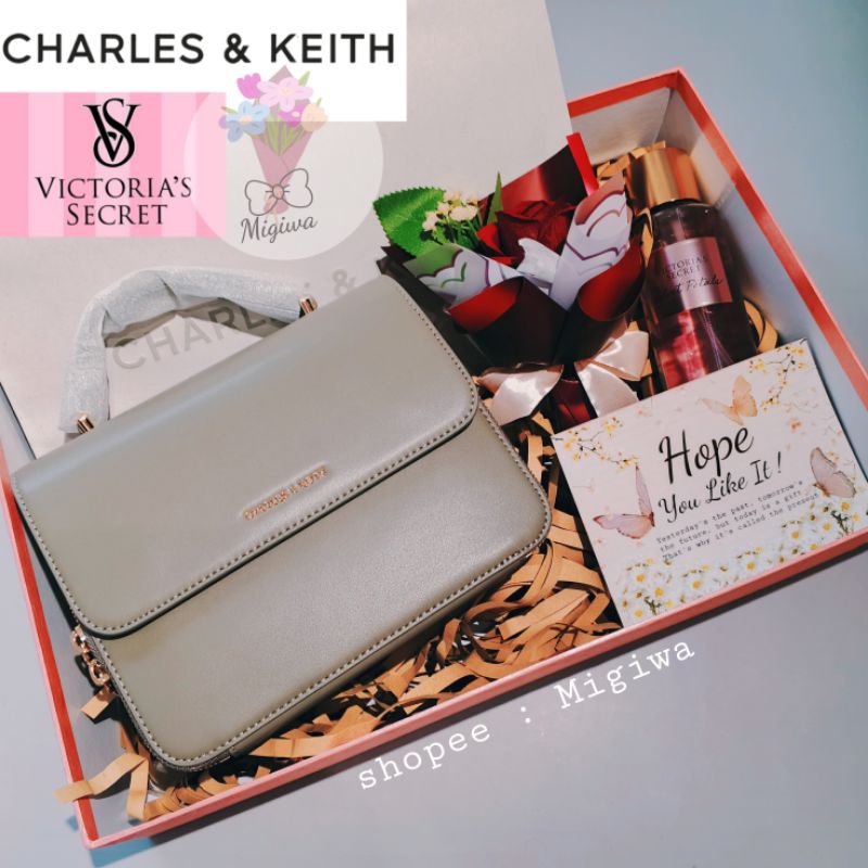 Migiwa Valentine Premium - Tas Branded Original Hadiah Kado Ulang Tahun Wanita CK