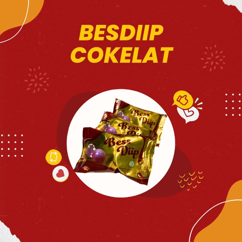 

BesDiip Ball Coklat Renceng 10pcs /Renceng