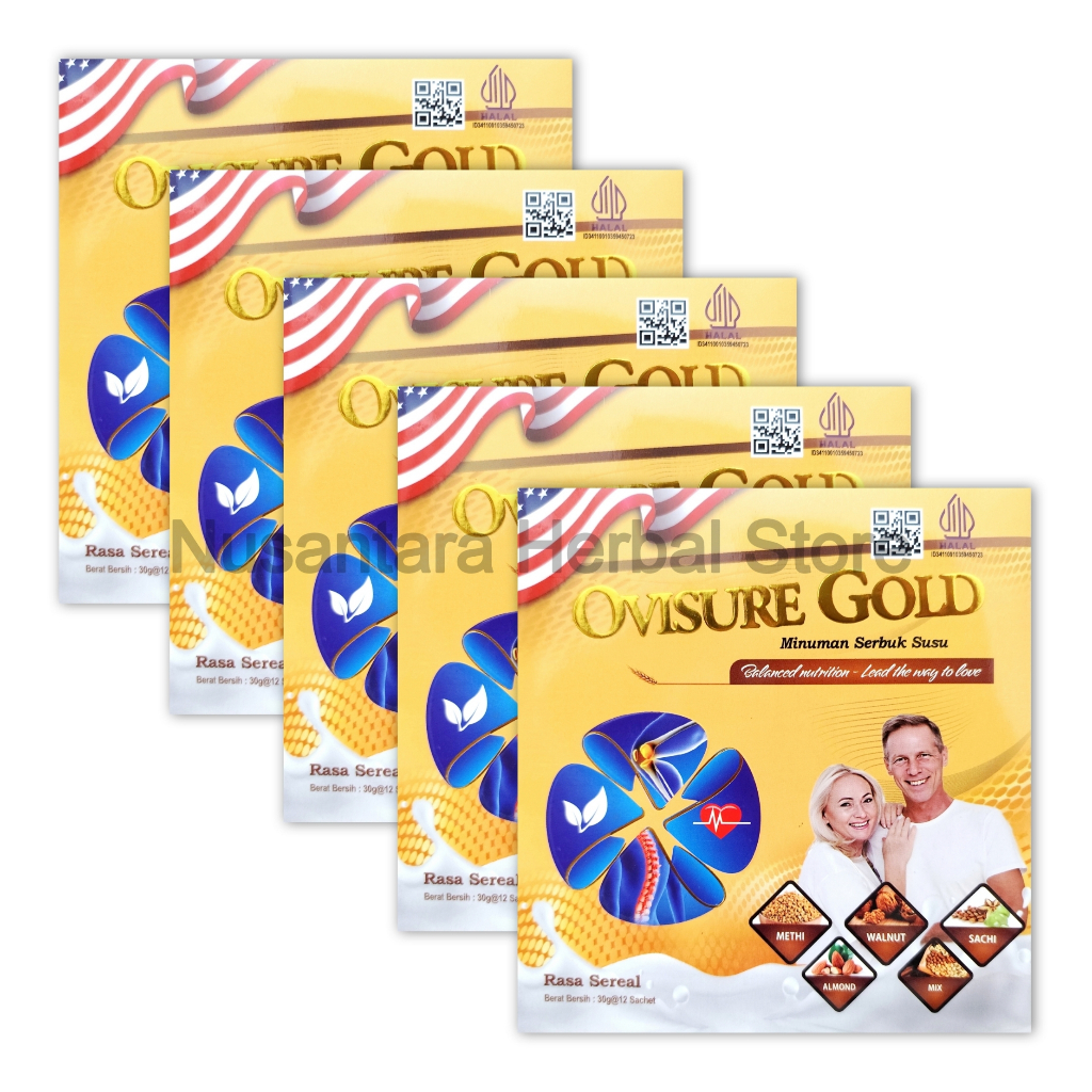 

5 Box Susu Ovisure Gold Efektif Atasi Nyeri Sendi Dan Tulang Original Asli