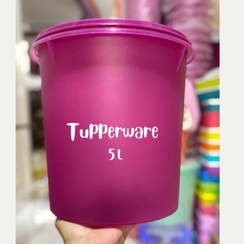 TUPPERWARE CRYSPI CANISTER 5 L