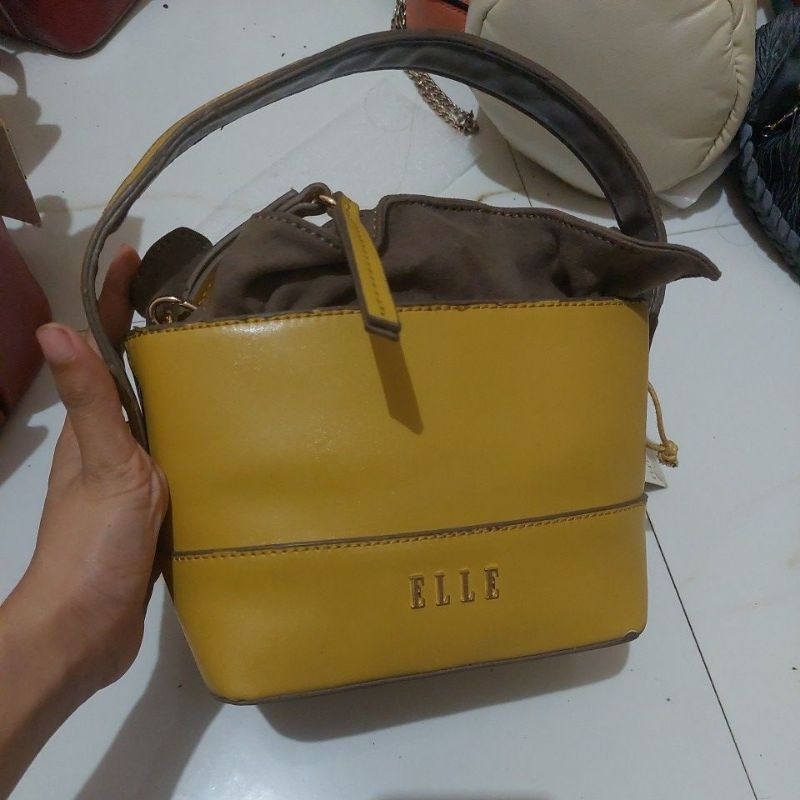 elle bag  bucket sling bag elle new rijek