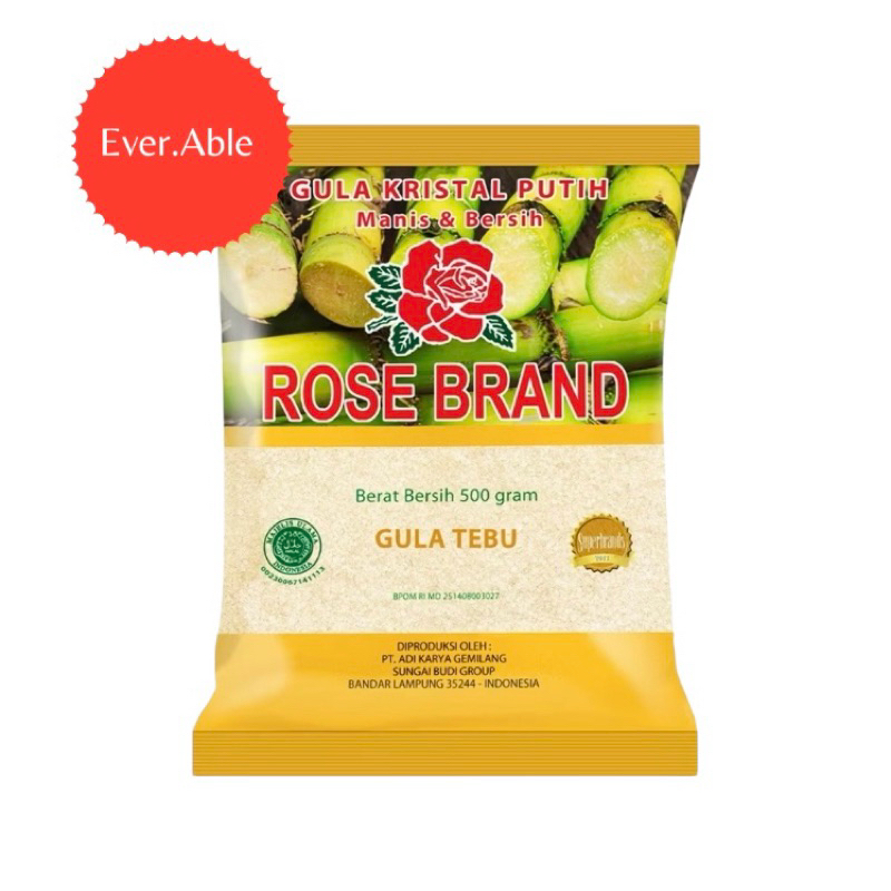 

ROSE BRAND GULA TEBU KUNING 1 KG